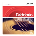 Daddario   EJ17  Phosphor Bronze Acoustic Medium