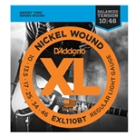 Daddario   EXL110BT  Balanced Tension, Regular Light Electric Strings, 10-46