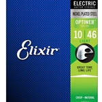 Elixir   19052  Electric Nickel Pated, Optiweb Light
