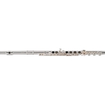 PS601BOF  Powell Sonare Open Hole B foot Off Set G Silver Flute w/ Powell Signature H & B w/ Pointed Arms