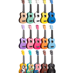 Amahi   PNUKLB  Light Blue Panda Soprano Ukulele