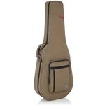 Gator   GTR-DREAD12-TAN  Transit Ridged Acoustic Guitar Bag Tan