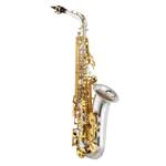 Yamaha   YAS-480SGLK  Intermediate 400 Series Eb Alto Saxophone - Silver and Gold