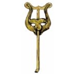 Amplate   526  Bent Trumpet Lyre