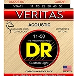 Dr   VTA11  Veritas 11-50 Cust.Light Acoustic Strings w/ ACT