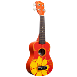 Amahi   DDUK5  Orange Flower Ukulele