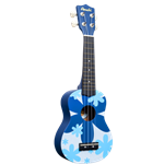 Amahi   DDUK8  Blue Flower Ukulele