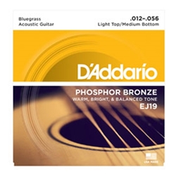 Daddario   EJ19  Phosphor Bronze Acoustic Bluegrass