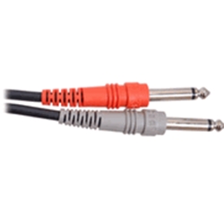 Hosa   CPP203  Unbalanced Dual 1/4" Cable 9'