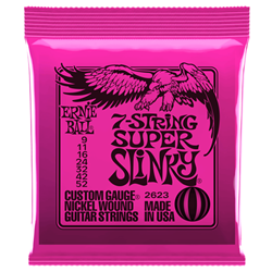 Ernie Ball   2623  7 String Super Slinky, Electric Strings