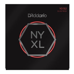 Daddario   NYXL1052  Nickel Wound, Light Top/Heavy Bottom 10-52, Electric Strings