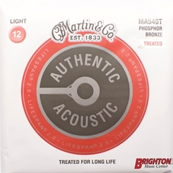 Martin   MA540T  92/8 Phospher Bronze Lifespan  Treated, 12 Light