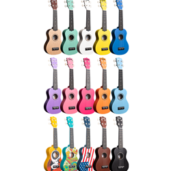 Amahi   PNUKTN  Tan Panda Sporano Ukulele