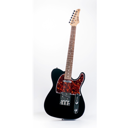 Nashville Guitar Works   NGW125BK  Single Cut T-type, Black - Maple Fingerboard