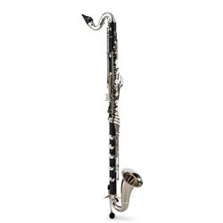 Backun BCLBBALPHA-C-NK-ABS Alpha Low C Bass Clarinet with Nickel Keys - ABS Case