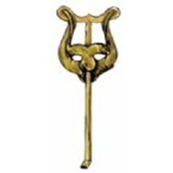 Amplate   526  Bent Trumpet Lyre