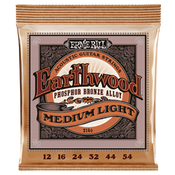 Ernie Ball   2146  Earthwood Phos. Bronze, Acoustic Medium Light Strings