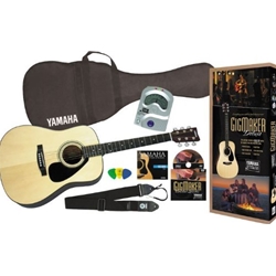 Yamaha   GIGMAKERDLX  Solid Top Acoustic Guitar Package