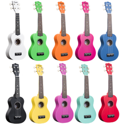 Amahi   PGUKWH  White Penguin Soprano Ukulele