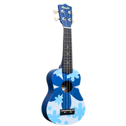 Amahi   DDUK8  Blue Flower Ukulele