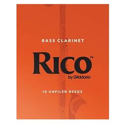 10RBC35  Rico Bass Clarinet Reeds 3.5 (10-pack)